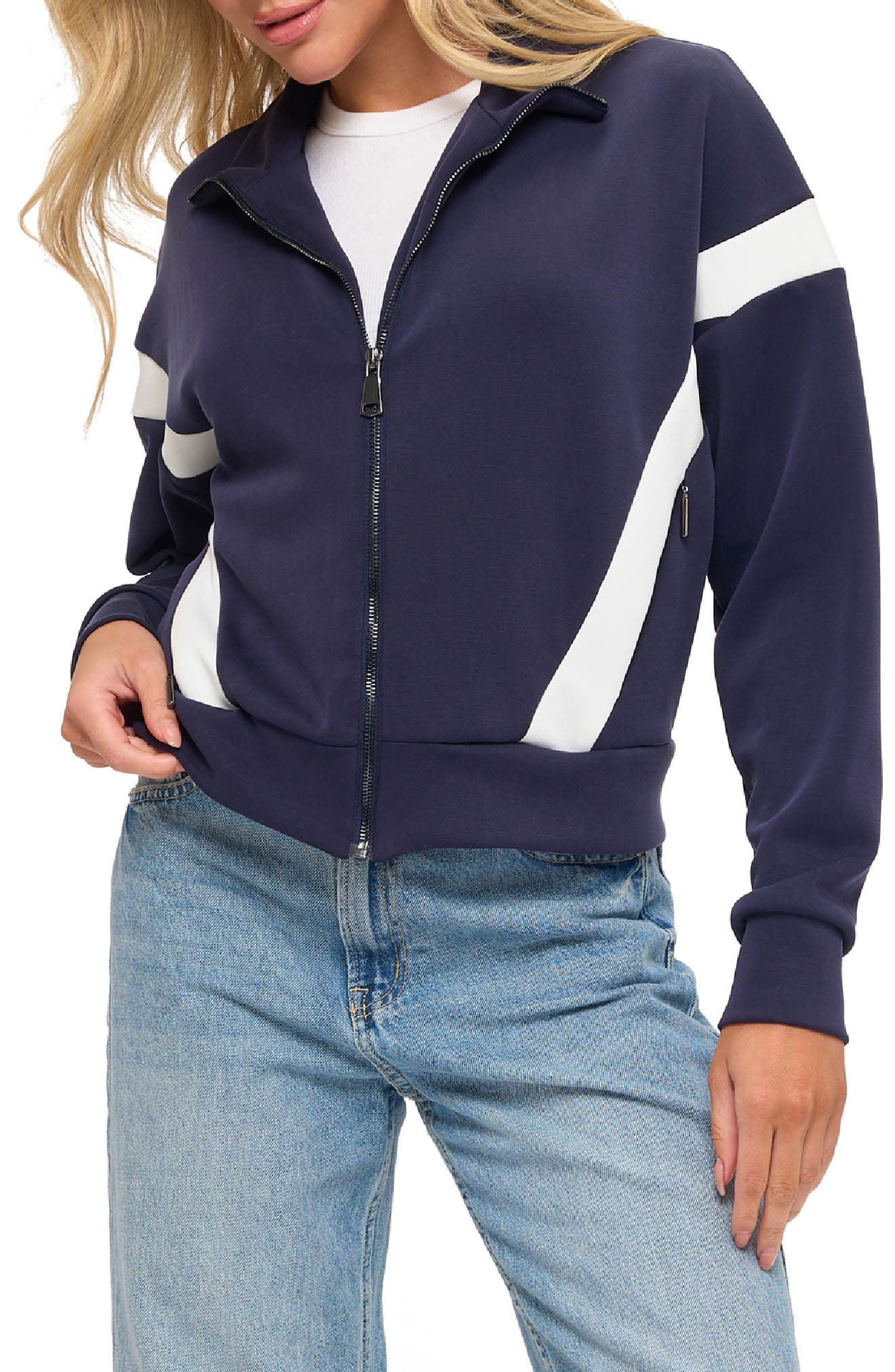 O.L. Colorblock Zip Jacket