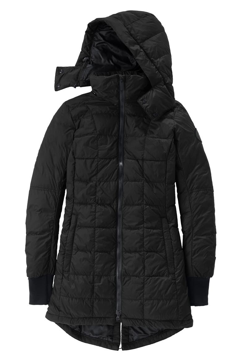 Ellison Black Label Packable 675 Fill Power Down Jacket, Alternate, color, BLACK - NOIR
