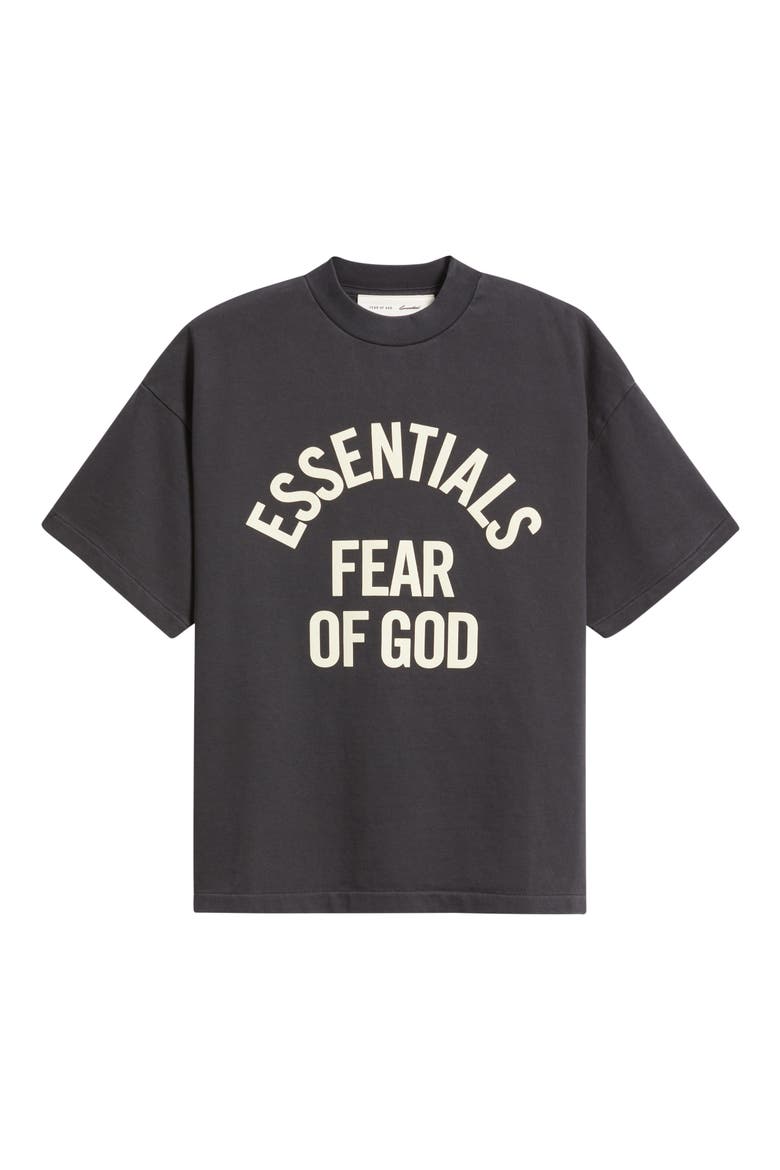 Kids' '90s Campus Short Sleeve Logo Graphic T-Shirt, Main, color, FADED BLACK
