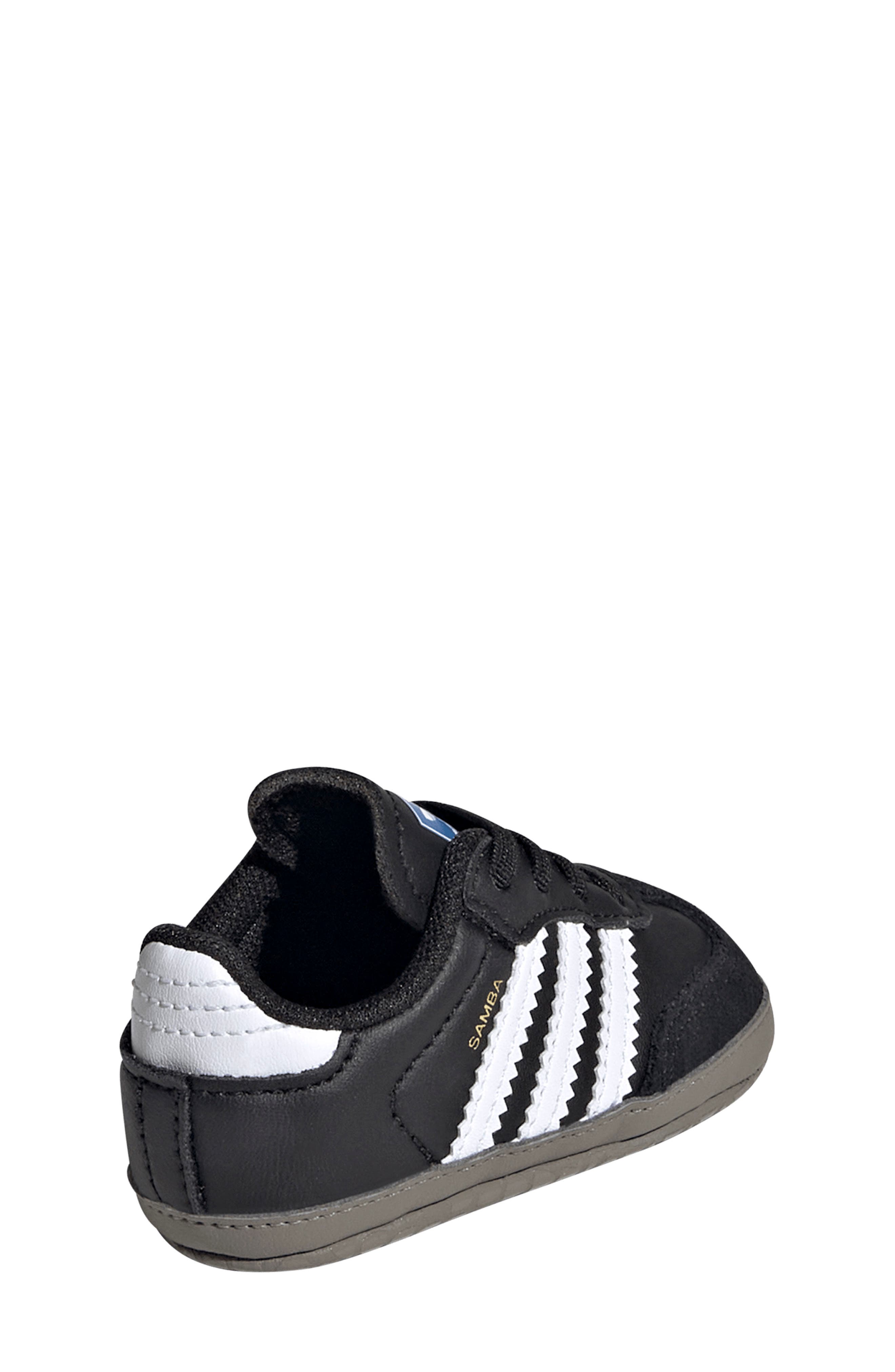 adidas Kids' Samba Crib Shoe, Alternate, color, Cblack/Ftw