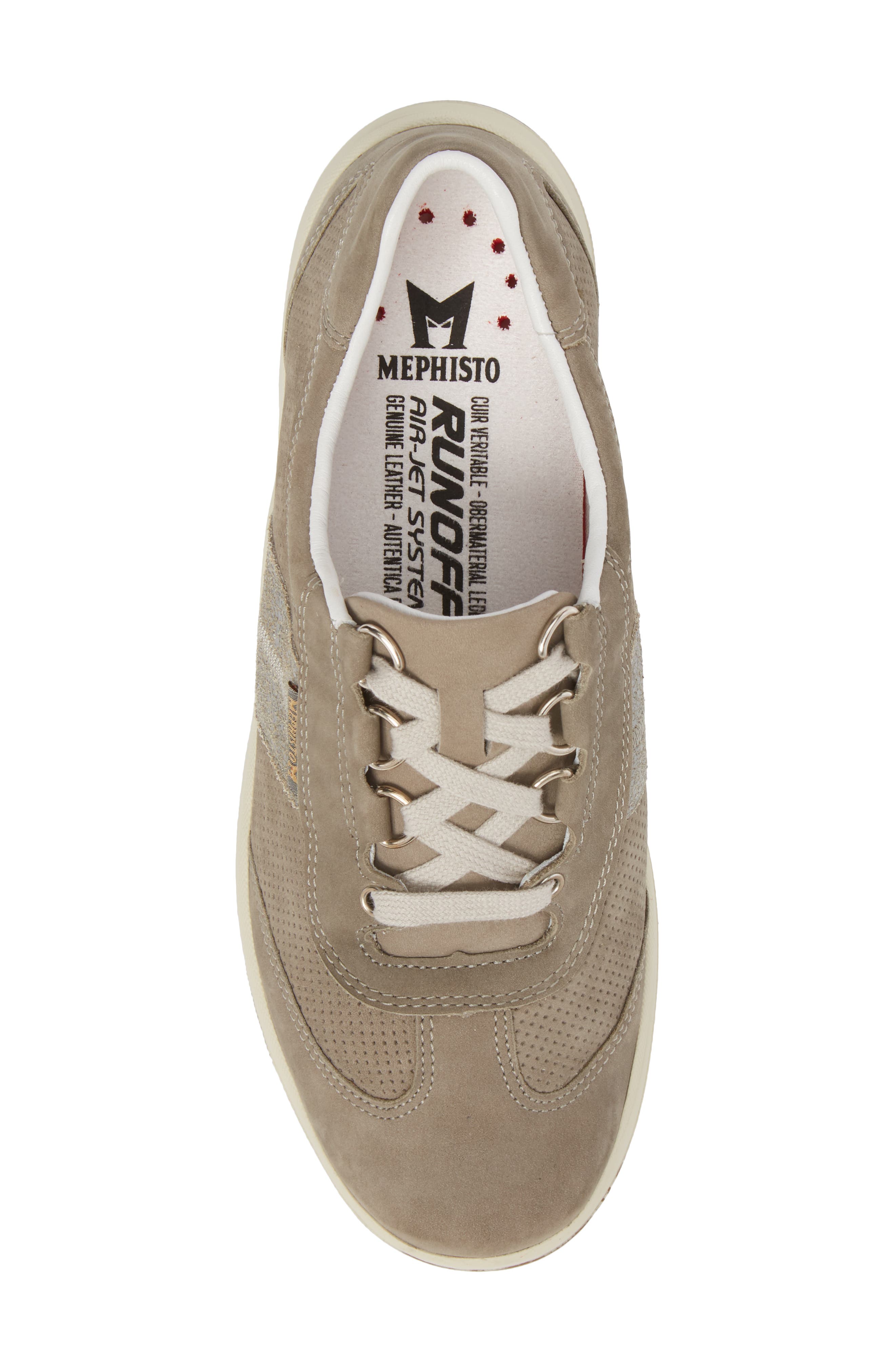 Mephisto Laser Perforated Walking Shoe, Alternate, color, 