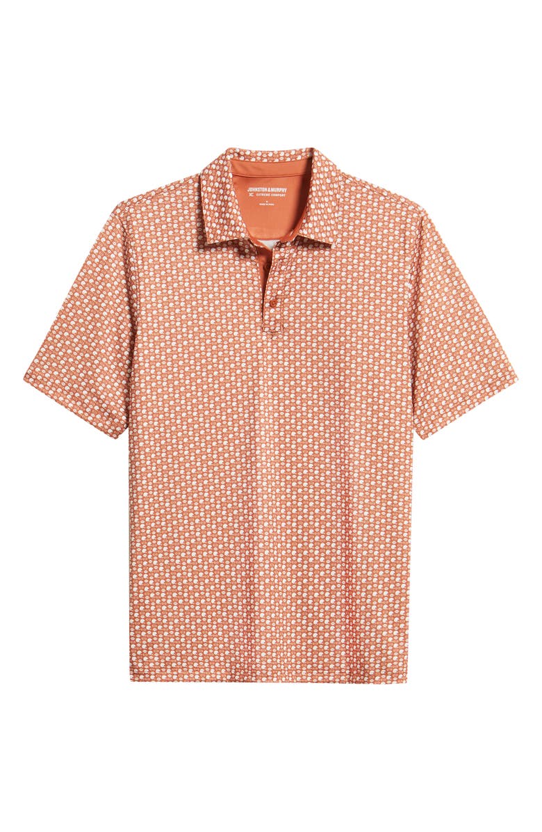 Johnston & Murphy XC+<sup>™</sup> Game Day Performance Polo, Alternate, color, Rust