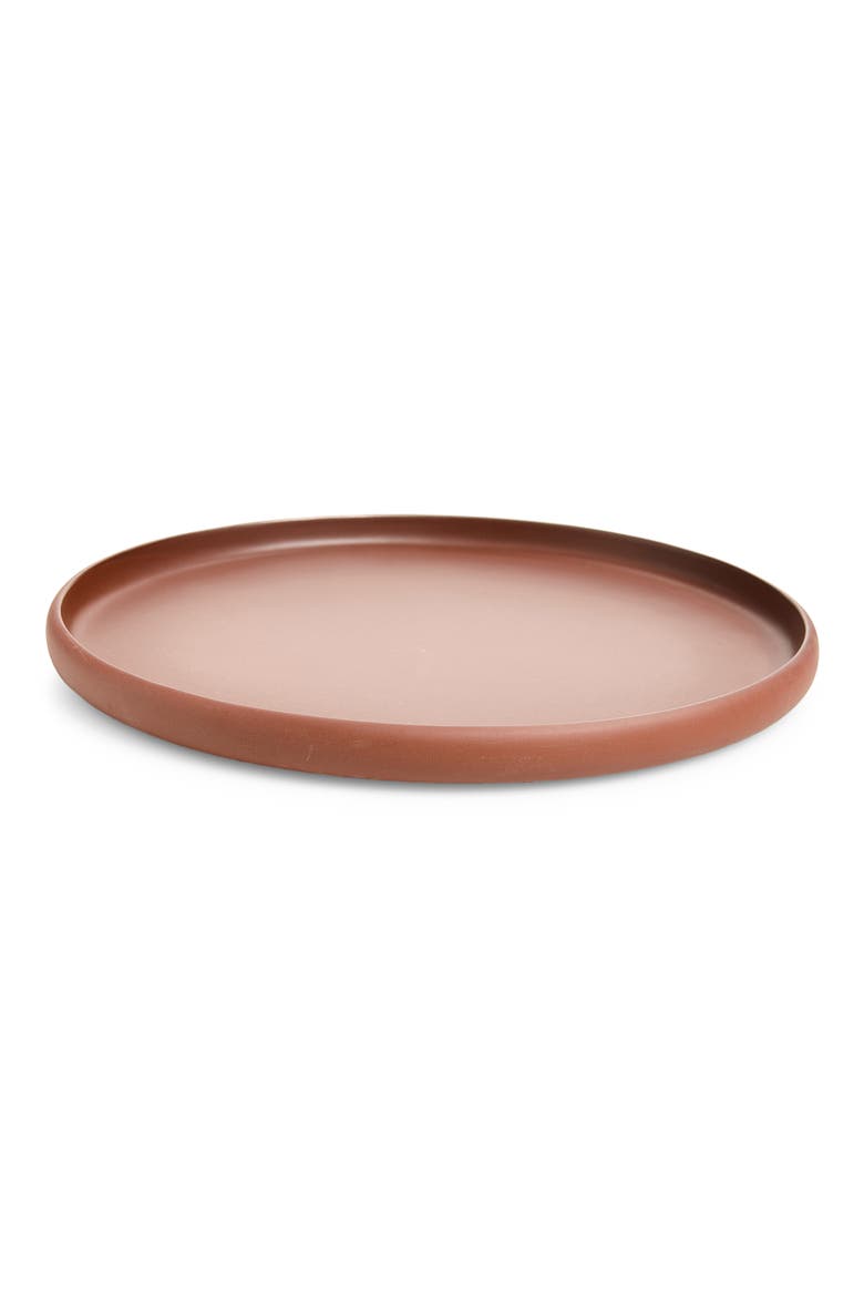 Set of 2 Colombo Dinner Plates, Alternate, color, TERRACOTTA