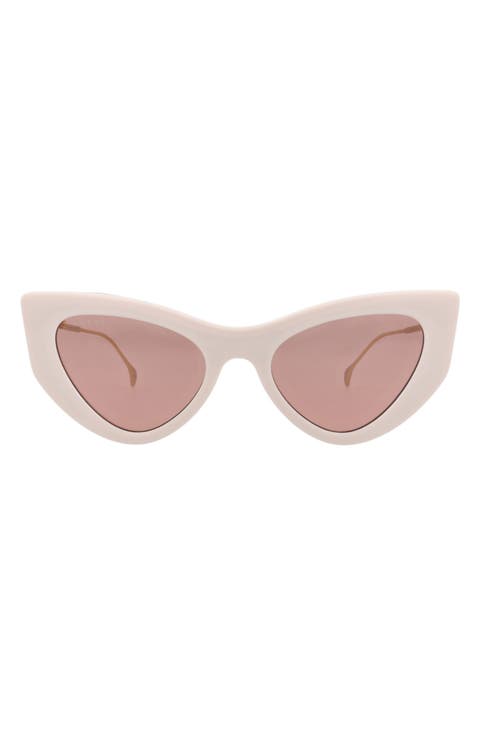52mm Cat Eye Sunglasses