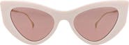 Gucci 52mm Cat Eye Sunglasses