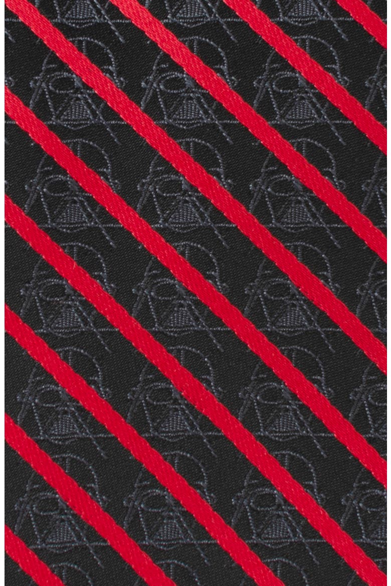 x Star Wars™ Vader Stripe Silk Blend Tie, Alternate, color, BLACK