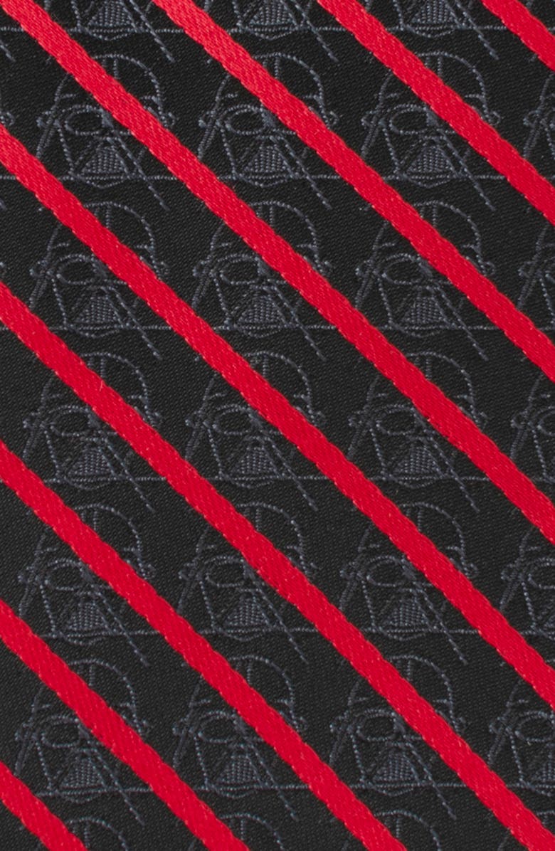 Cufflinks, Inc. x Star Wars<sup>™</sup> Vader Stripe Silk Blend Tie, Alternate, color, Black