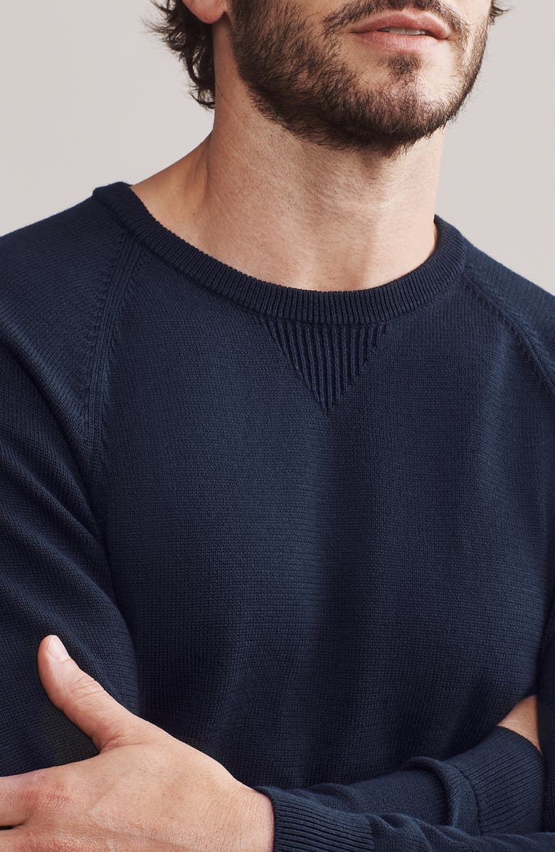 Rhone Commuter Crewneck Sweater, Alternate, color, True Navy