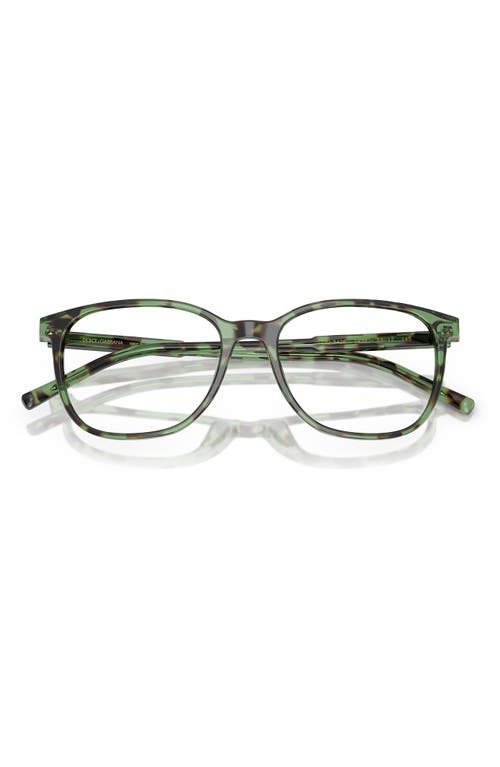 Dolce & Gabbana Dolce&gabbana 53mm Pillow Optical Glasses In Green