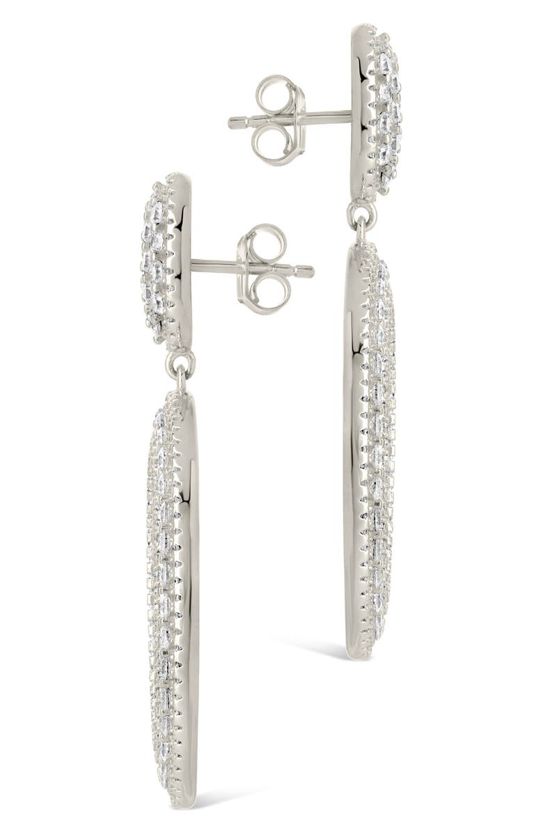 Sterling Forever Eira CZ Drop Earrings, Alternate, color, 