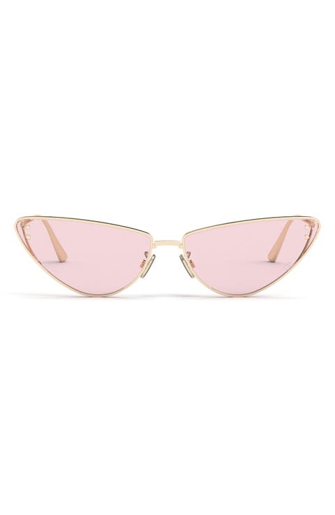 MissDior B1U 63mm Oversize Cat Eye Sunglasses