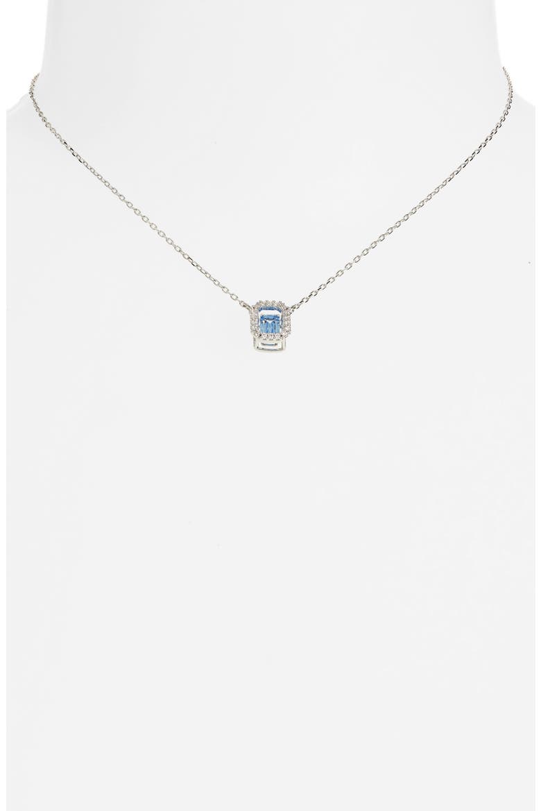 Una Crystal Pendant Necklace, Alternate, color, BLUE