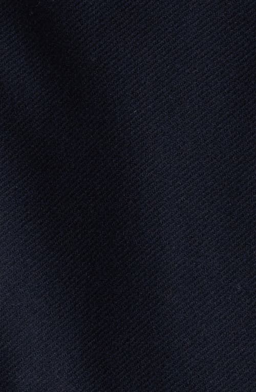 Hugo Boss Boss Clay Stretch Wool Blend Peacoat In Dark Blue