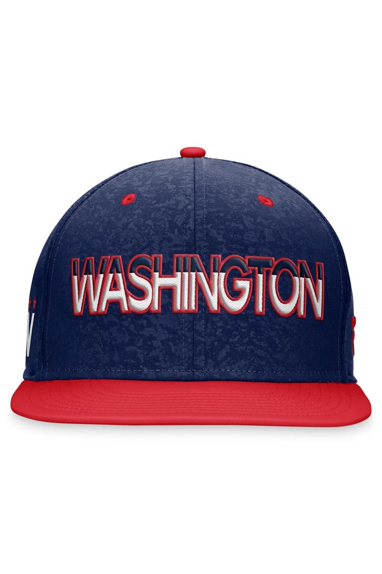 Men's Fanatics Branded Navy/Red Washington Capitals Authentic Pro Alternate Jersey Snapback Hat, Alternate, color, Navy