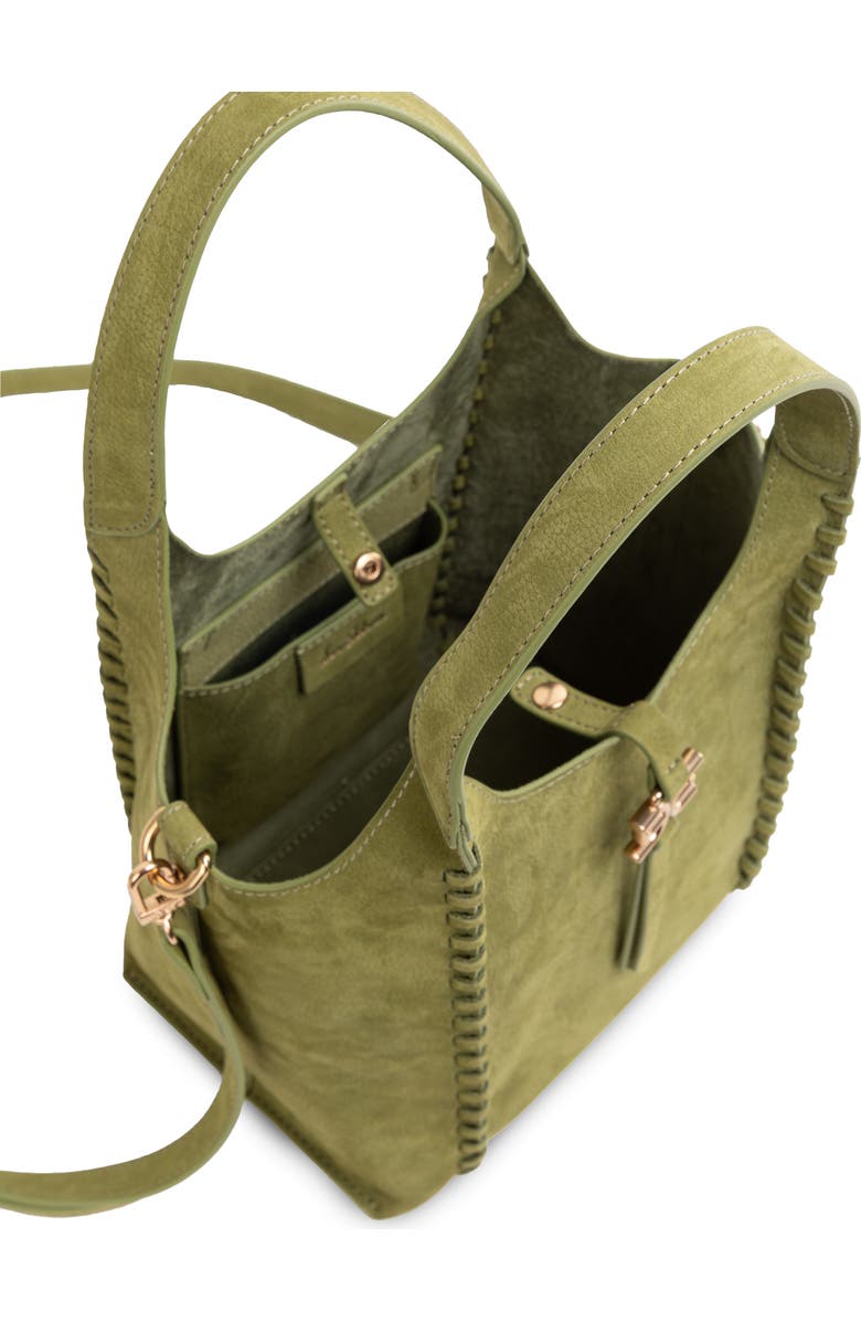 Sam Edelman Mini Sylvia Leather Crossbody Bag, Alternate, color, Pistachio