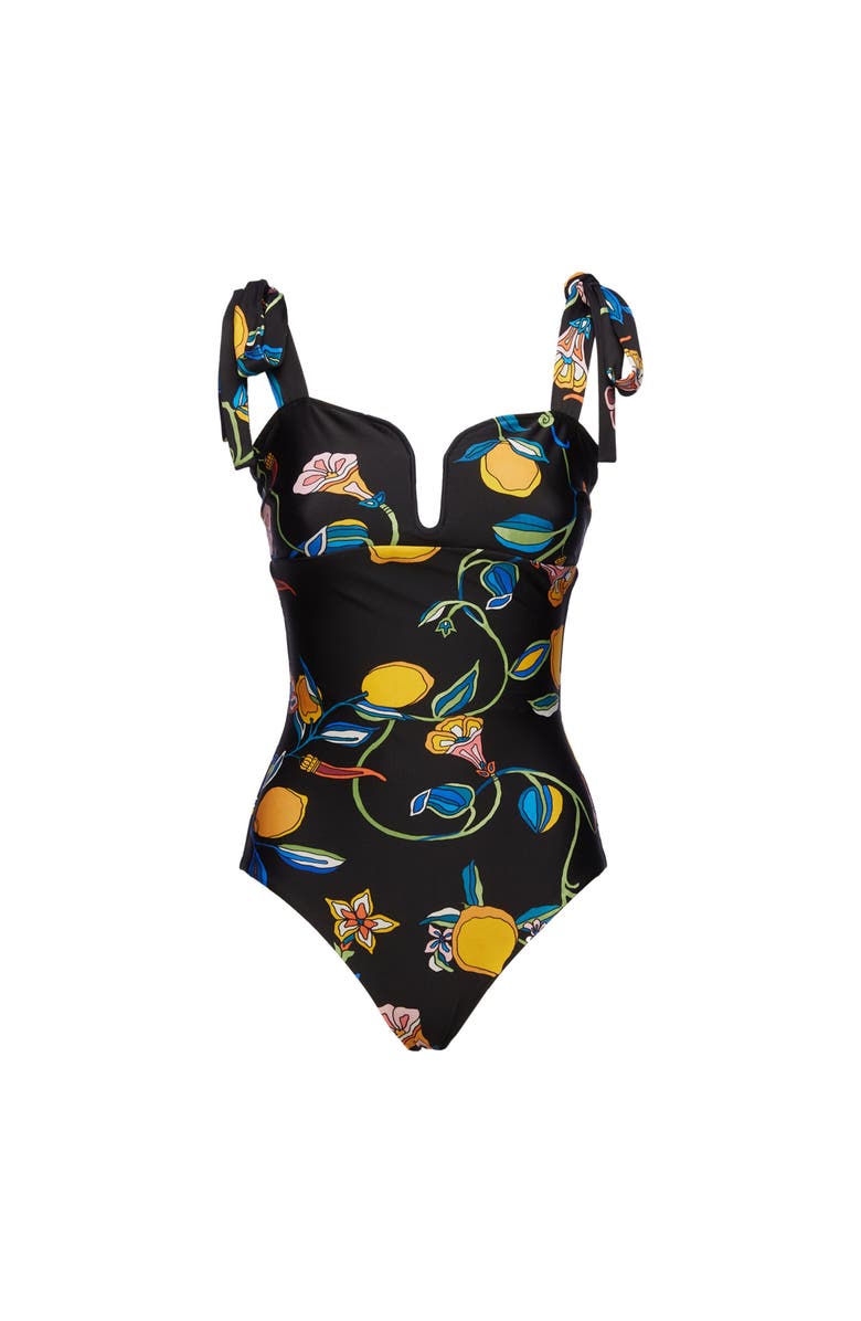 La DoubleJ Barbarella Swimsuit Borboni Black, Alternate, color, 