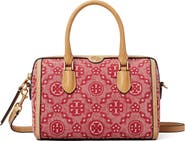 Tory Burch Petite T Monogram Jacquard Barrel Bag