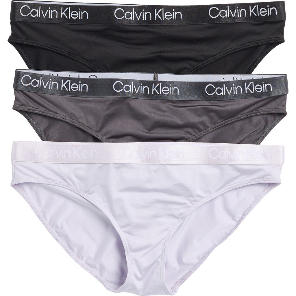 CALVIN KLEIN CALVIN KLEIN ASSORTED 3-PACK MOTIVE SHINE BIKINI BRIEFS