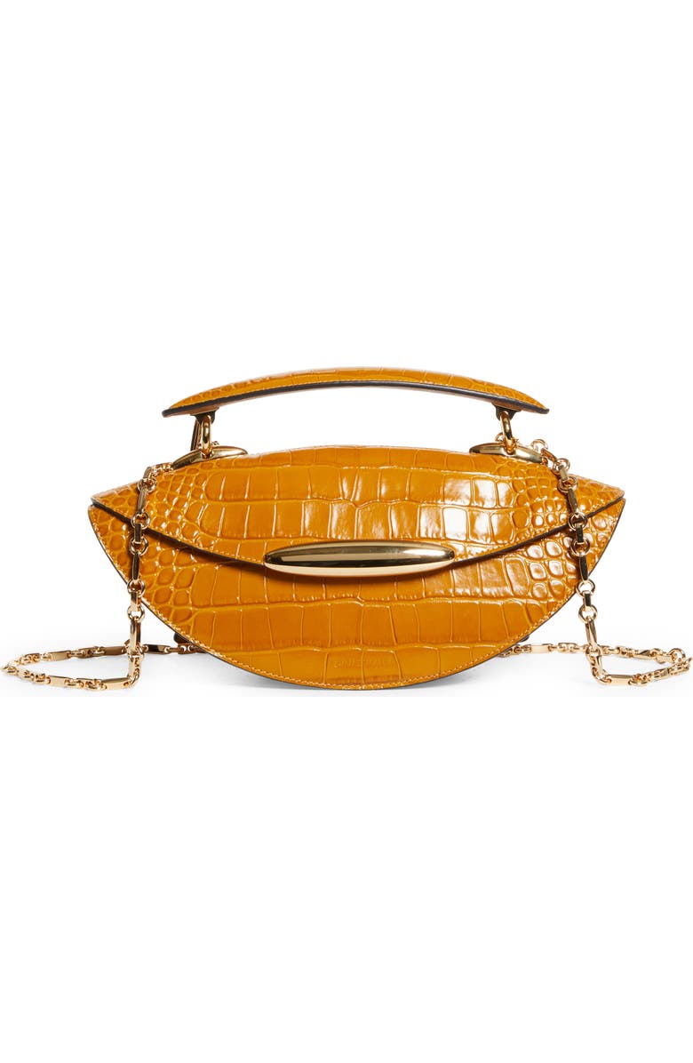 Zimmermann Wavelength Top Handle Bag, Main, color, Mustard