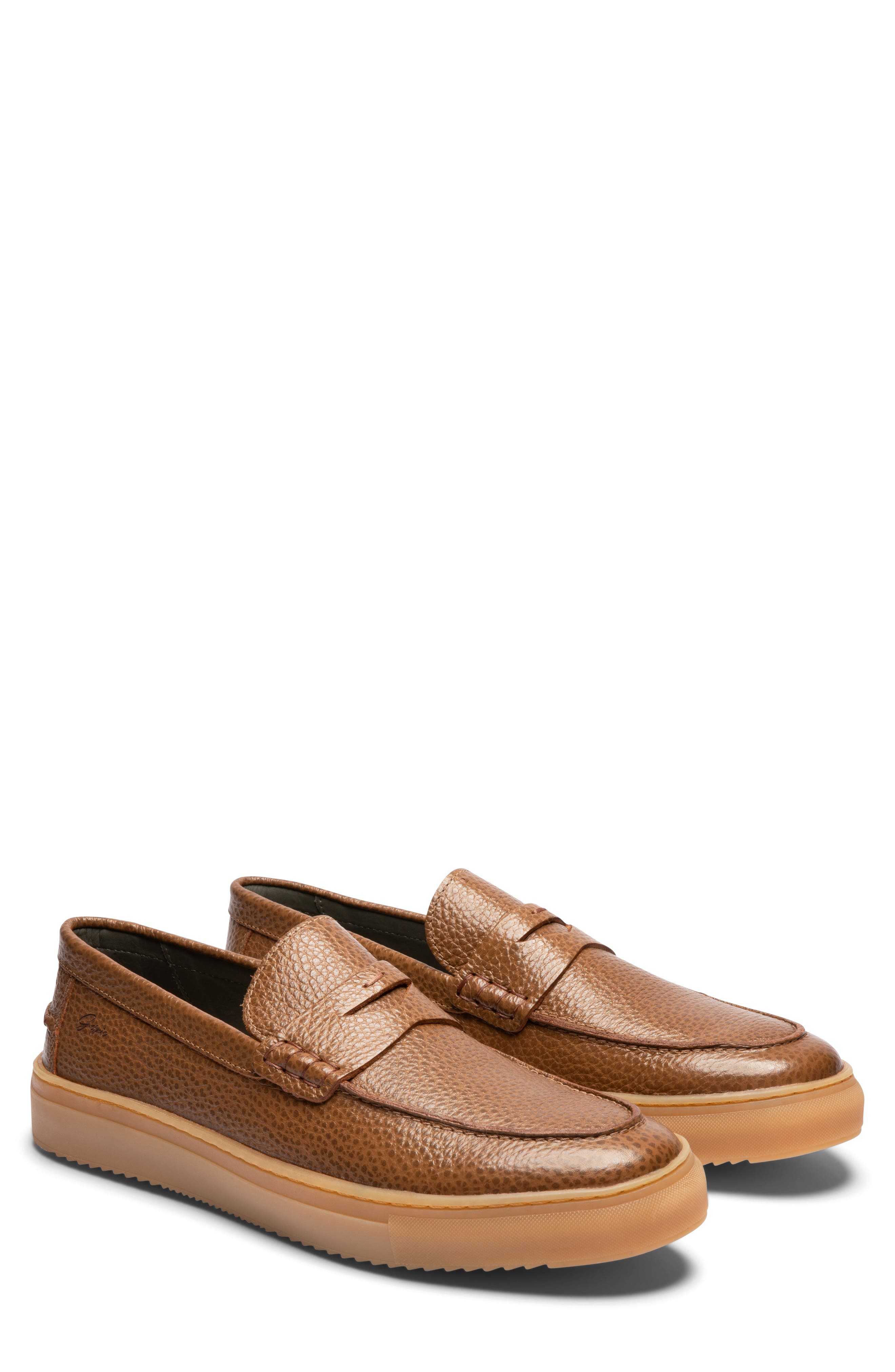 Gernie Penny Driving Loafer, Main, color, Cognac Garda