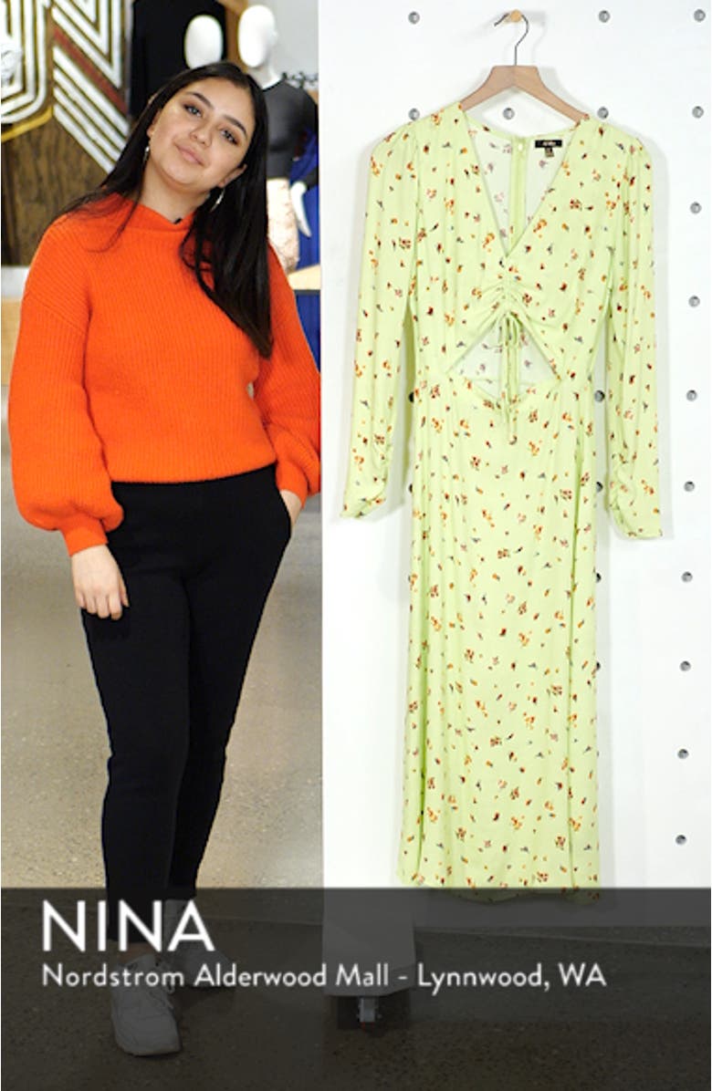 Carlo Cinched Front Midi Dress, sales video thumbnail