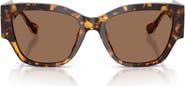 Versace 55mm Cat Eye Sunglasses