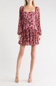 Hutch Dahlia Long Sleeve Fit & Flare Dress
