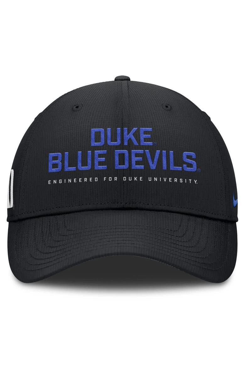 Nike Men's Nike Black Duke Blue Devils 2025 On-Field Gameday Club Adjustable Hat, Alternate, color, Black