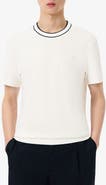 Lacoste Regular Fit Tipped Piqué Crewneck T-Shirt