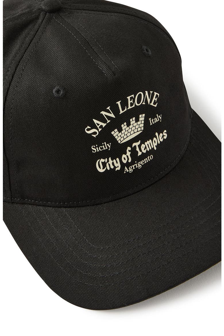 Men's 5 Panel Hat, Alternate, color, Black San Leone