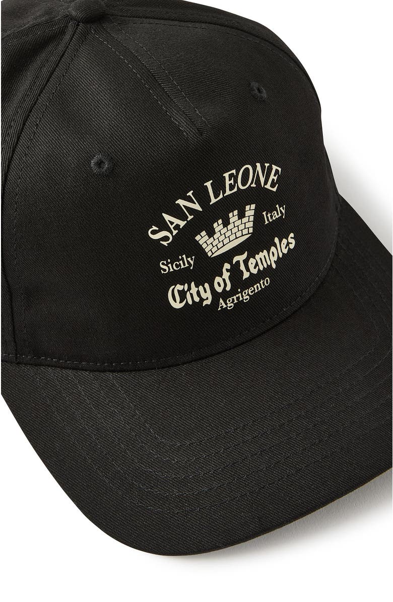 Cotton On 5 Panel Hat, Alternate, color, Black San Leone