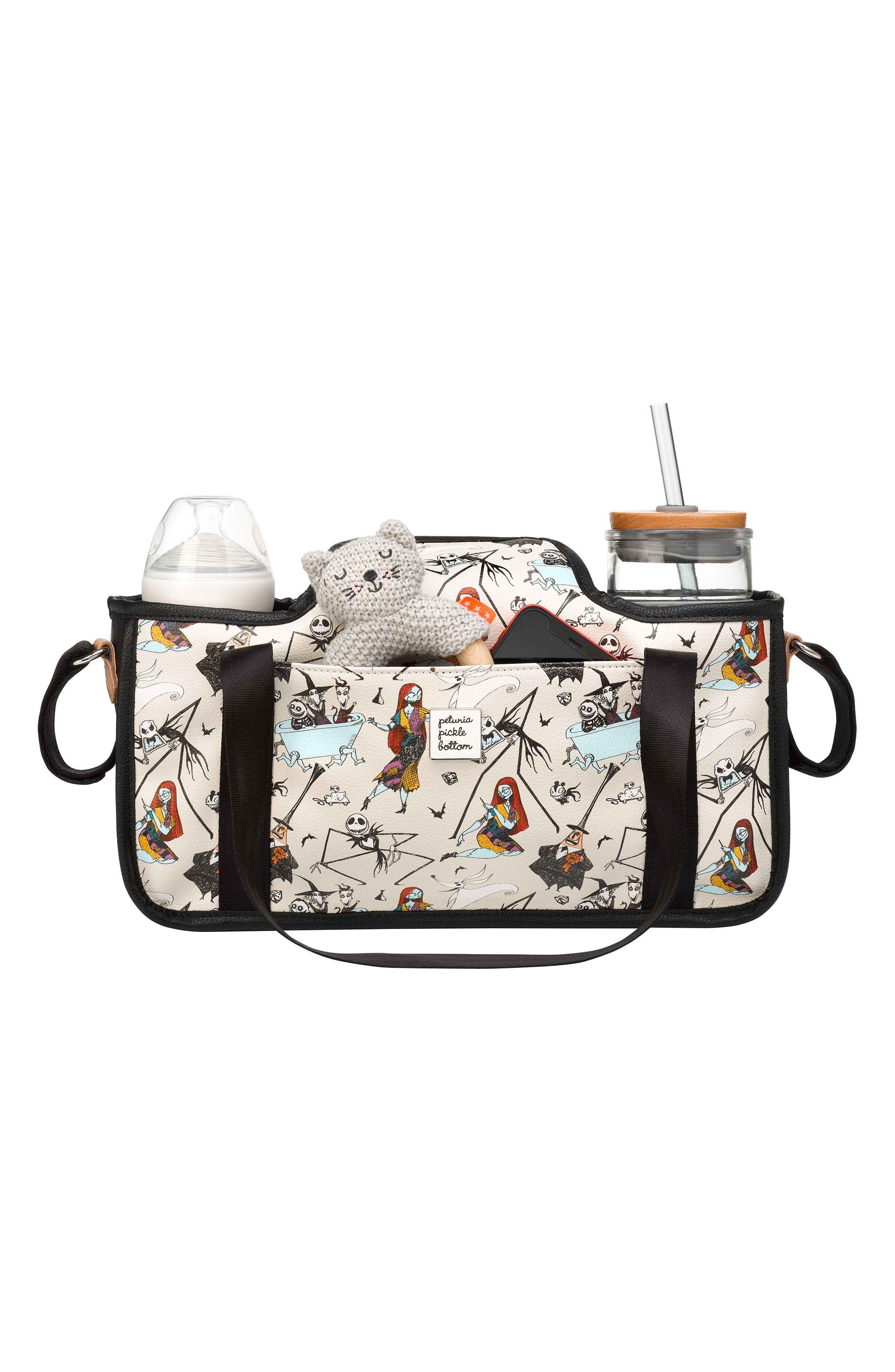 Petunia Pickle Bottom x Disney The Nightmare Before Christmas Wander Water Resistant Stroller Caddy, Alternate, color, 