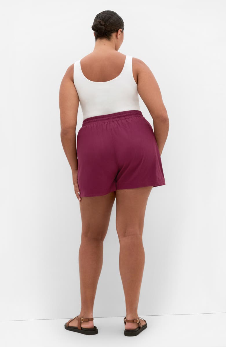 City Chic Lola Cotton Drawstring Shorts, Alternate, color, 