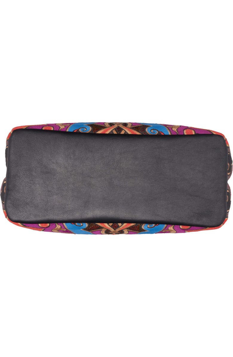 Etro Embroidered Paisley Shopping Tote, Alternate, color,