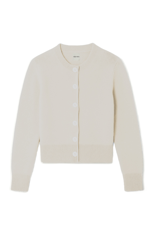 Vir Vita Greta Cardigan In Neutral