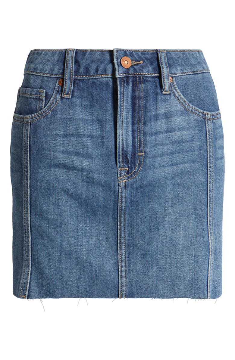 HIDDEN JEANS Denim Miniskirt, Alternate, color, Dark Wash