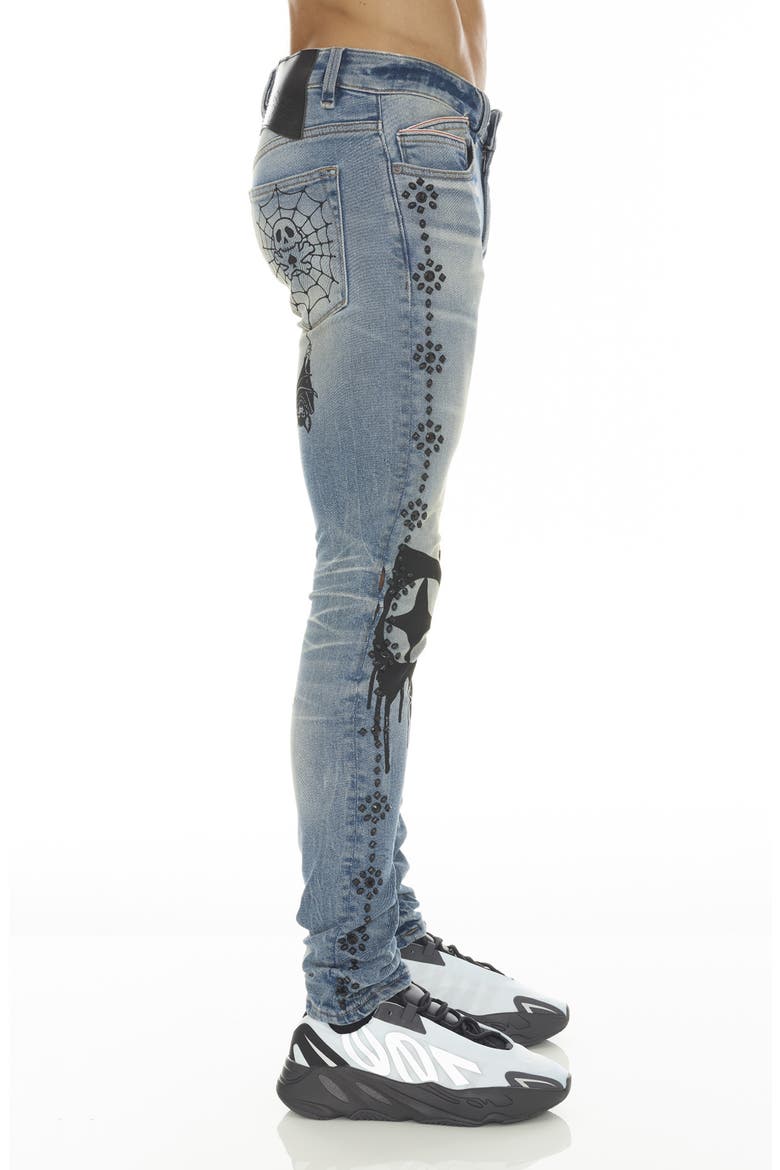 Punk Super Skinny Jeans, Alternate, color, ACID