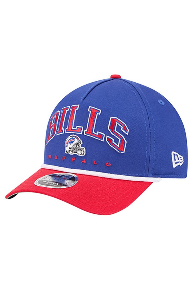 Men's New Era  Royal Buffalo Bills  Arch COOLERA 9FORTY A-Frame M-Crown Adjustable Hat, Main, color, Royal