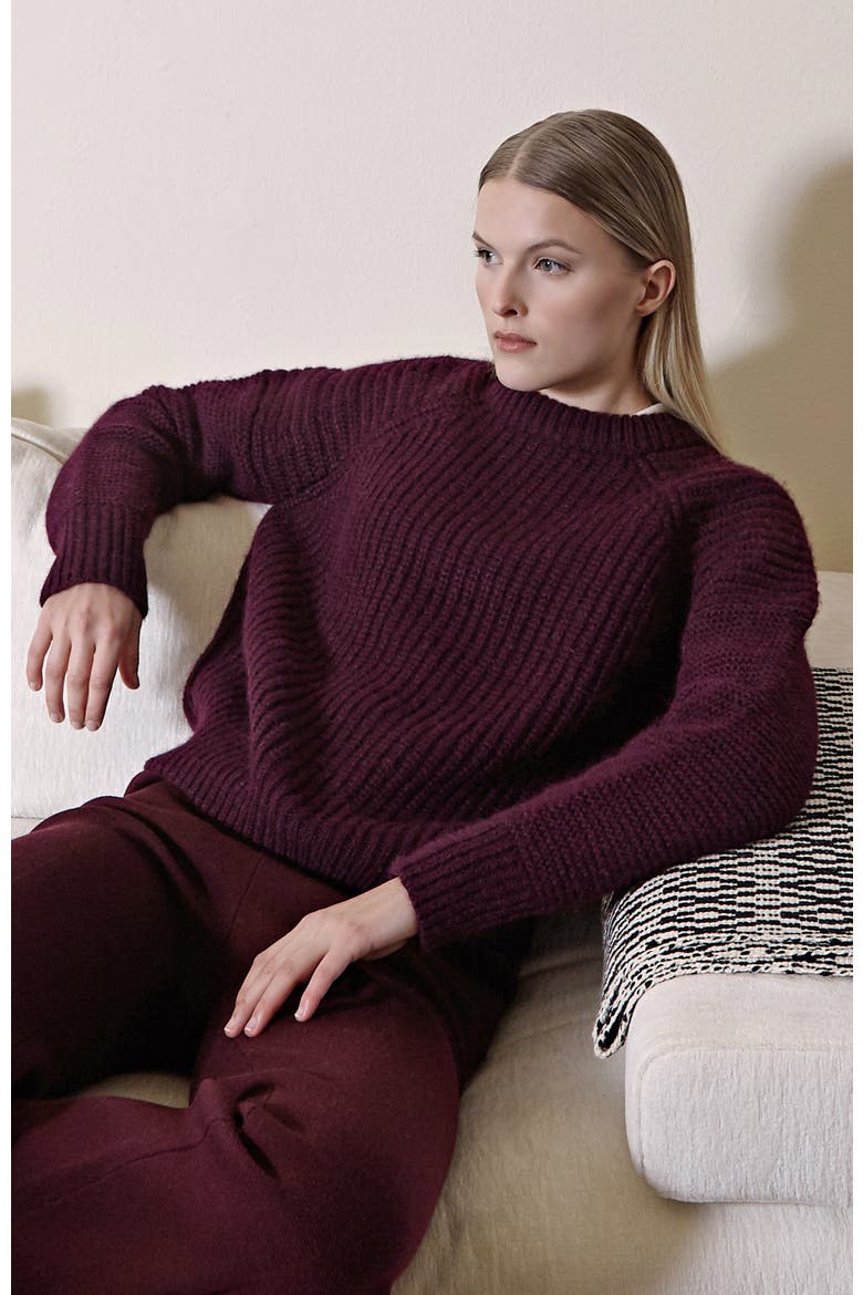 The Perfect Alpaca Crew, Alternate, color, Dark Sepia