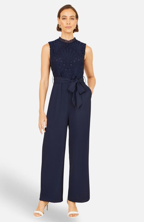 Lace Sleeveless Jumpsuit