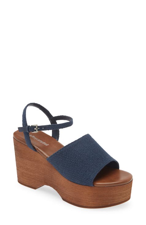 Catwalk blue wedges deals