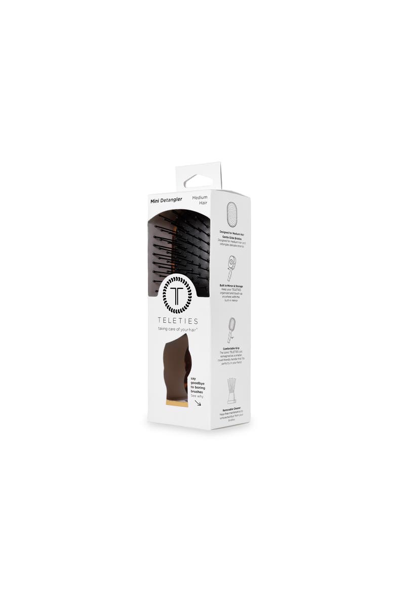 Mini Detangler Hair Brush, Alternate, color, Tortoise