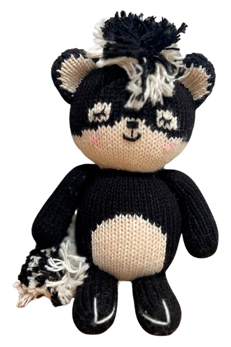 Baby Skunk Stuffed Animal, Main, color, BLACK