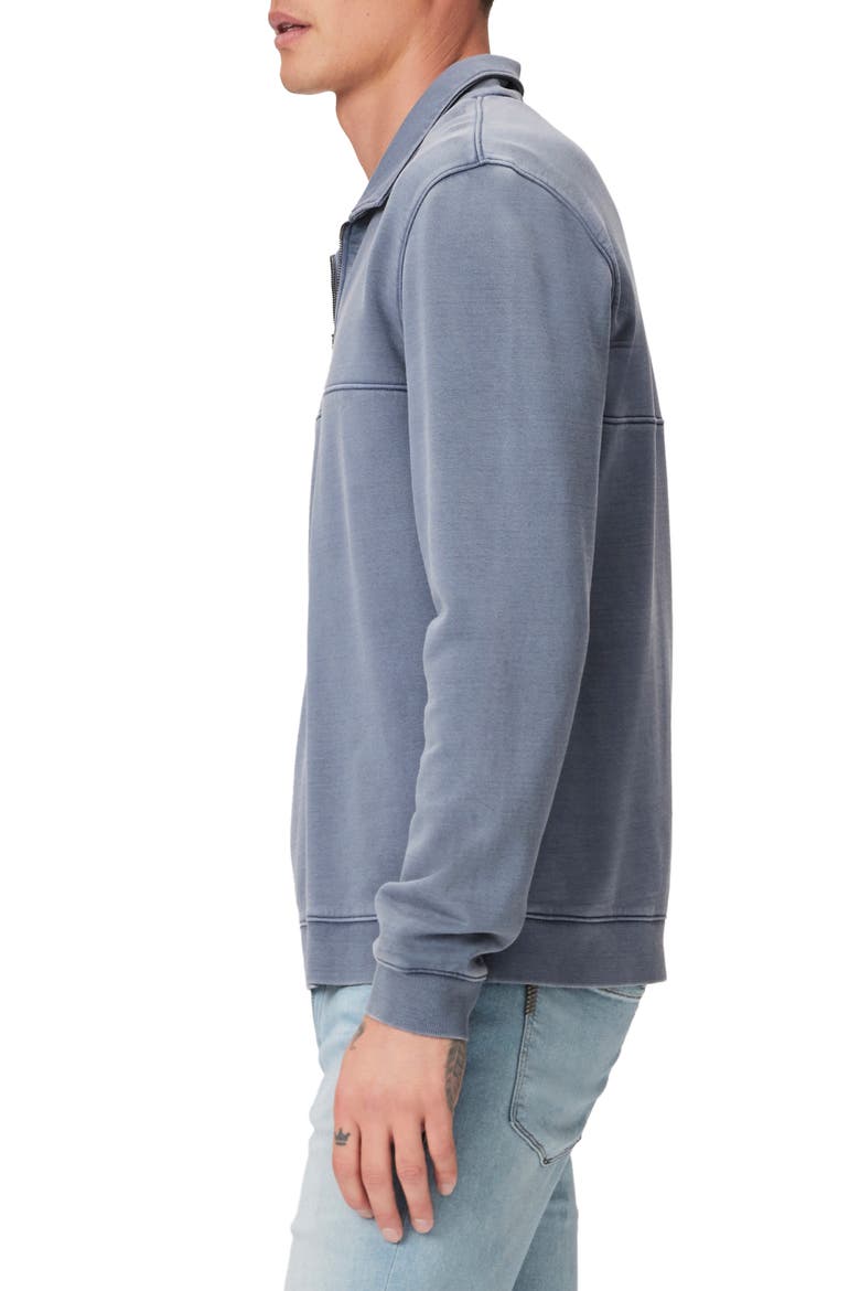 Davion Quarter Zip Pullover, Alternate, color, VINTAGE INK POT