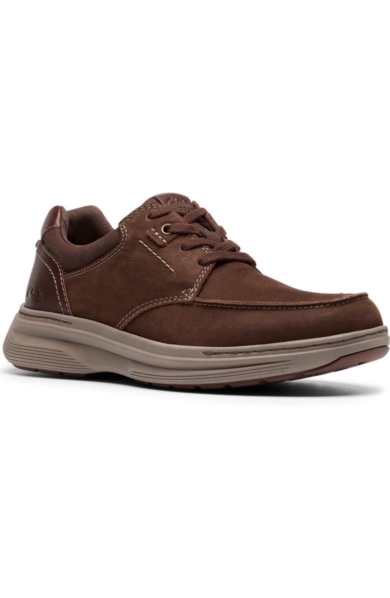 Clarks<sup>®</sup> Craftwell Moc Derby, Main, color, Dark Brown Nub