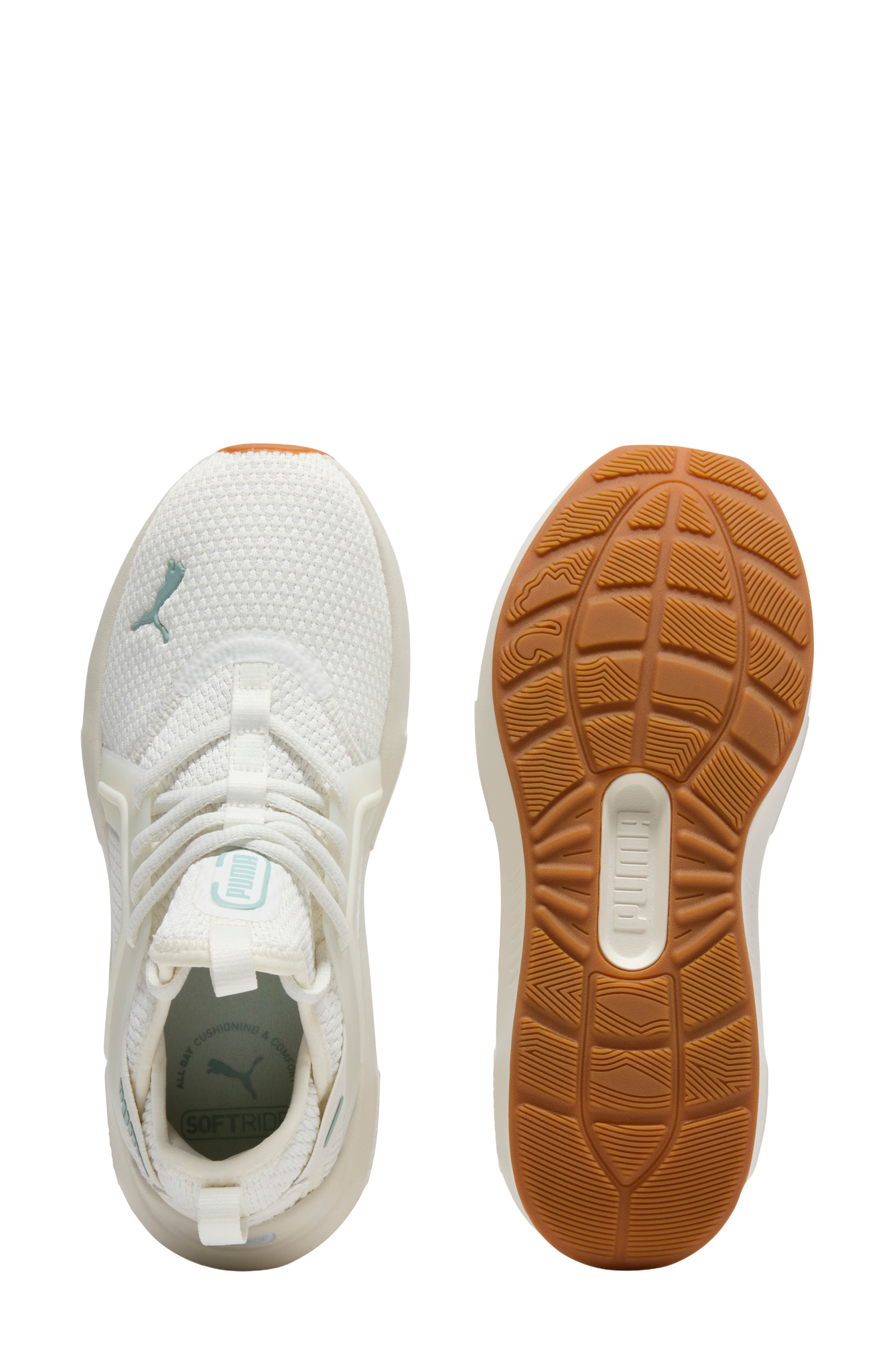 Softride Enzo 5 Running Shoe, Alternate, color, WARM WHITE/ MODERN MINT