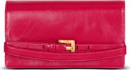 Balmain Shuffle calfskin wallet with chain