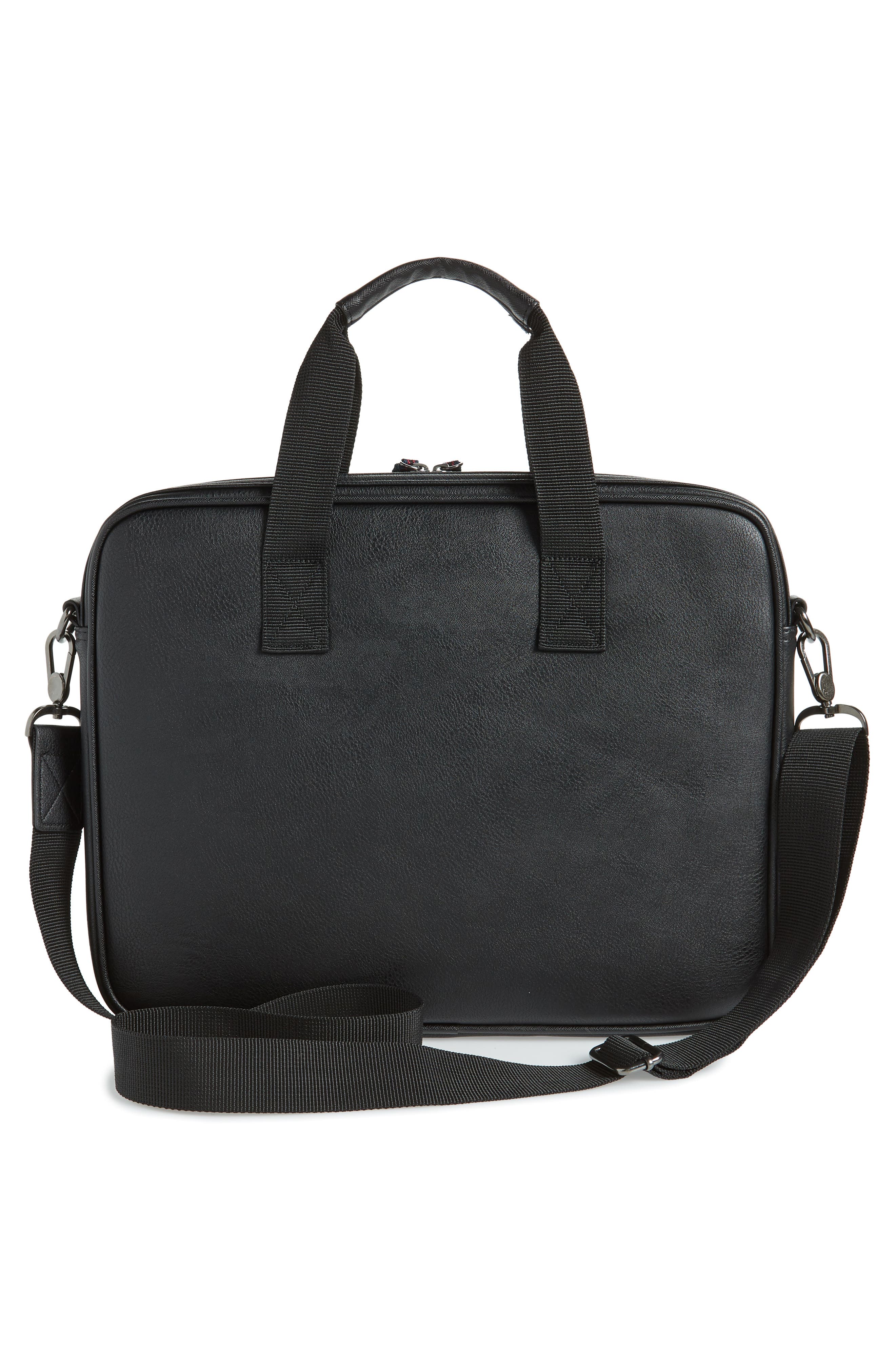 Ted Baker London Faux Leather Document Bag, Alternate, color, 