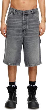 DIESEL® D-Livery Relaxed Fit Denim Shorts