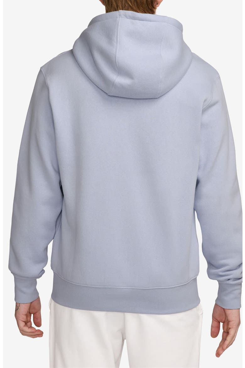 Club Fleece Zip Hoodie, Alternate, color, GHOST/ WHITE